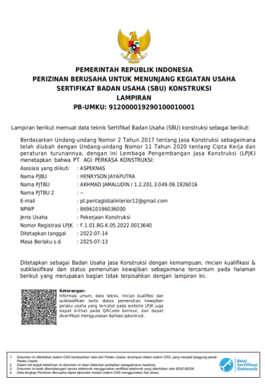 SIUJK certification